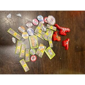 Jurassic Park Board Game Replacement Pieces Lot Multi Color Excellent‎ Condition